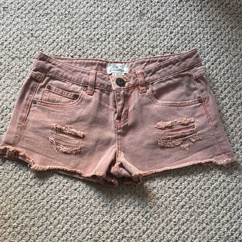 O’Neill Distressed low rise Shorts, size 1